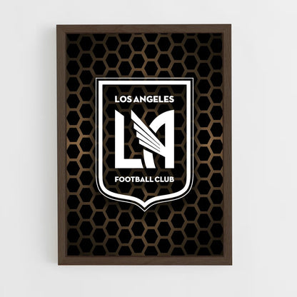ap-lafc los angeles fc-5 cadre Bois foncé