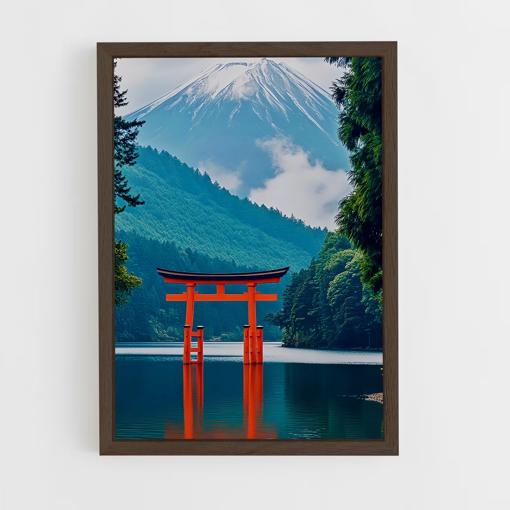 ap-lake ashi-4 cadre Bois foncé