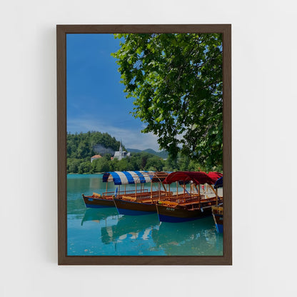 ap-lake bled-5 cadre Bois foncé