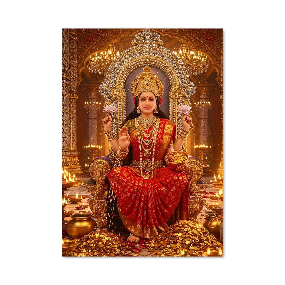 Poster Trône de Lakshmi