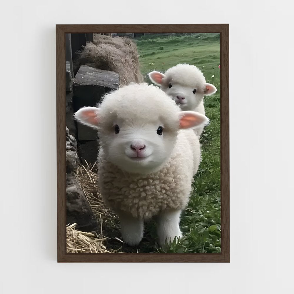ap-lamb-17 cadre Bois foncé
