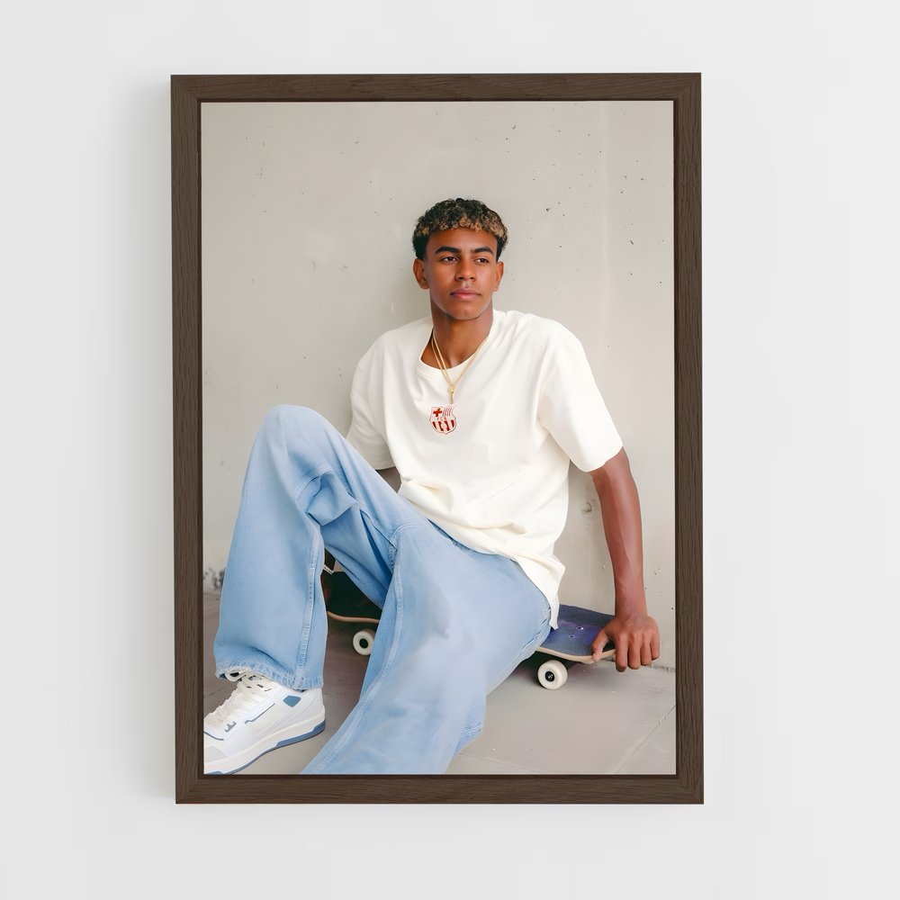 ap-lamine yamal-11 cadre Bois foncé