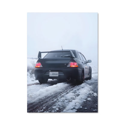 Poster Glisse Hivernale