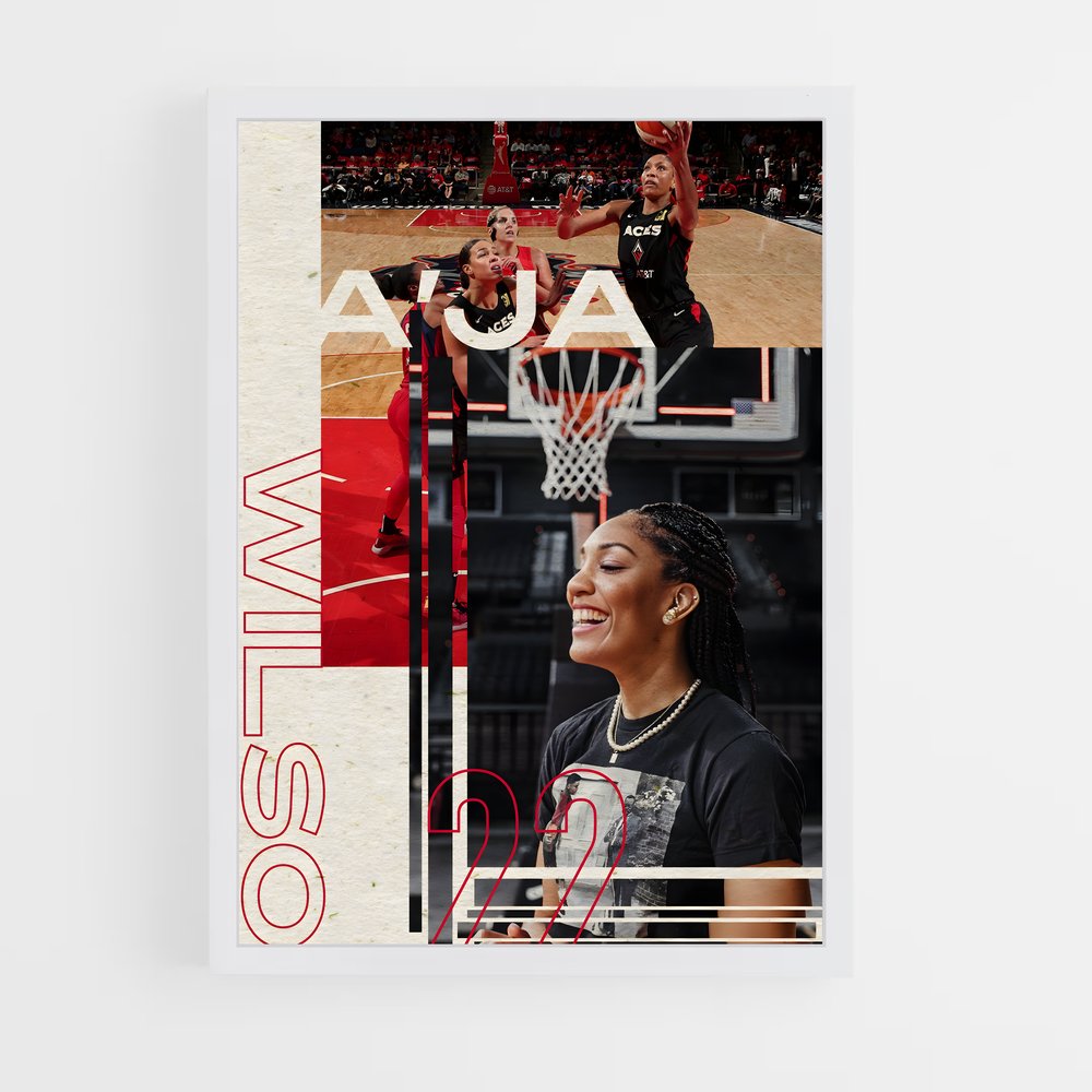 ap-las vegas aces-3 cadre Blanc