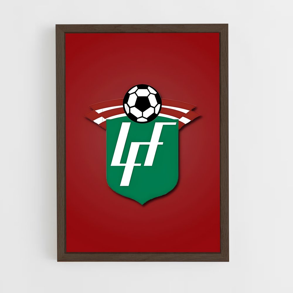 ap-latvia national football team-1 cadre Bois foncé