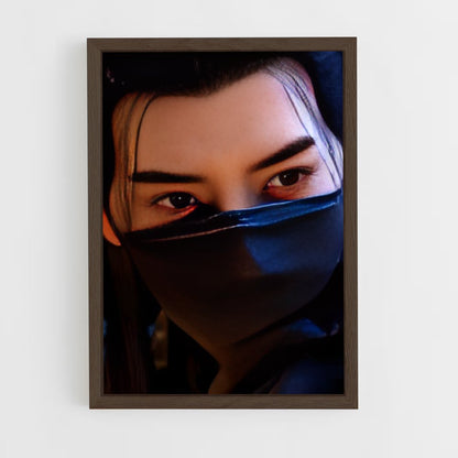 ap-lau kin ming-3 cadre Bois foncé
