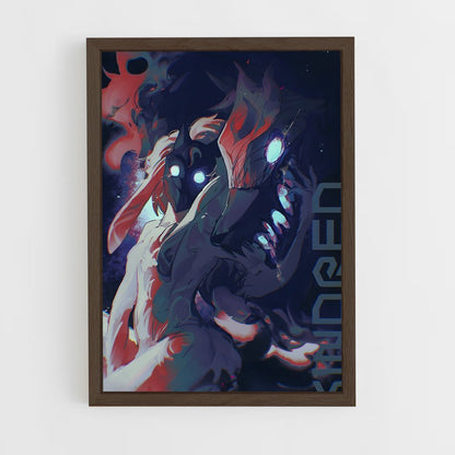ap-league of legends-2 cadre Bois foncé