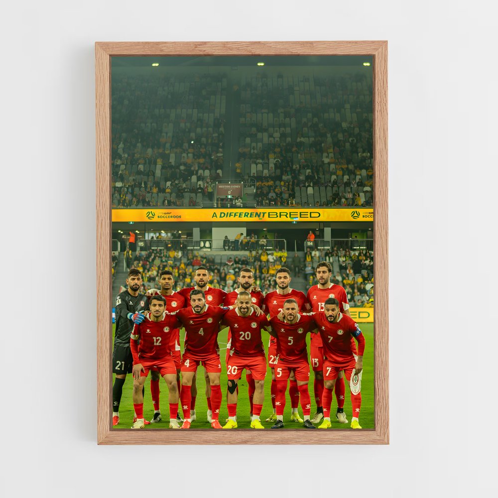 ap-lebanon national football team-1 cadre Bois clair
