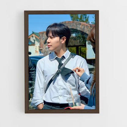 ap-lee kyung-kyu-9 cadre Bois foncé