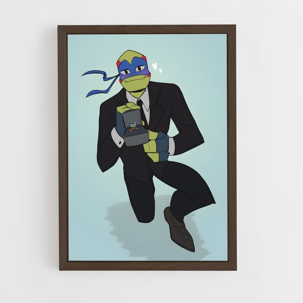 ap-leonardo-1 cadre Bois foncé