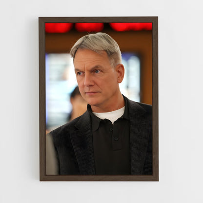 ap-leroy jethro gibbs-3 cadre Bois foncé
