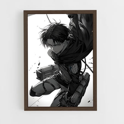 ap-levi ackerman-4 cadre Bois foncé