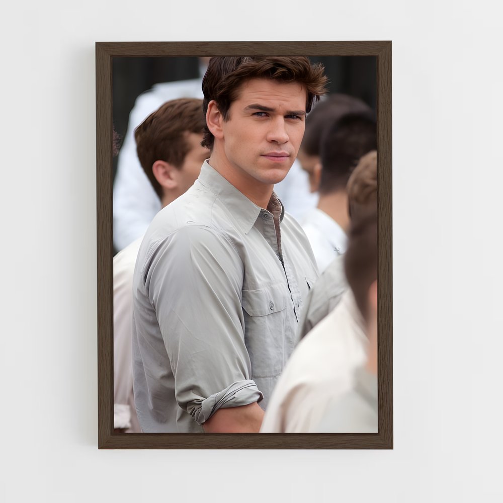ap-liam hemsworth-2 cadre Bois foncé