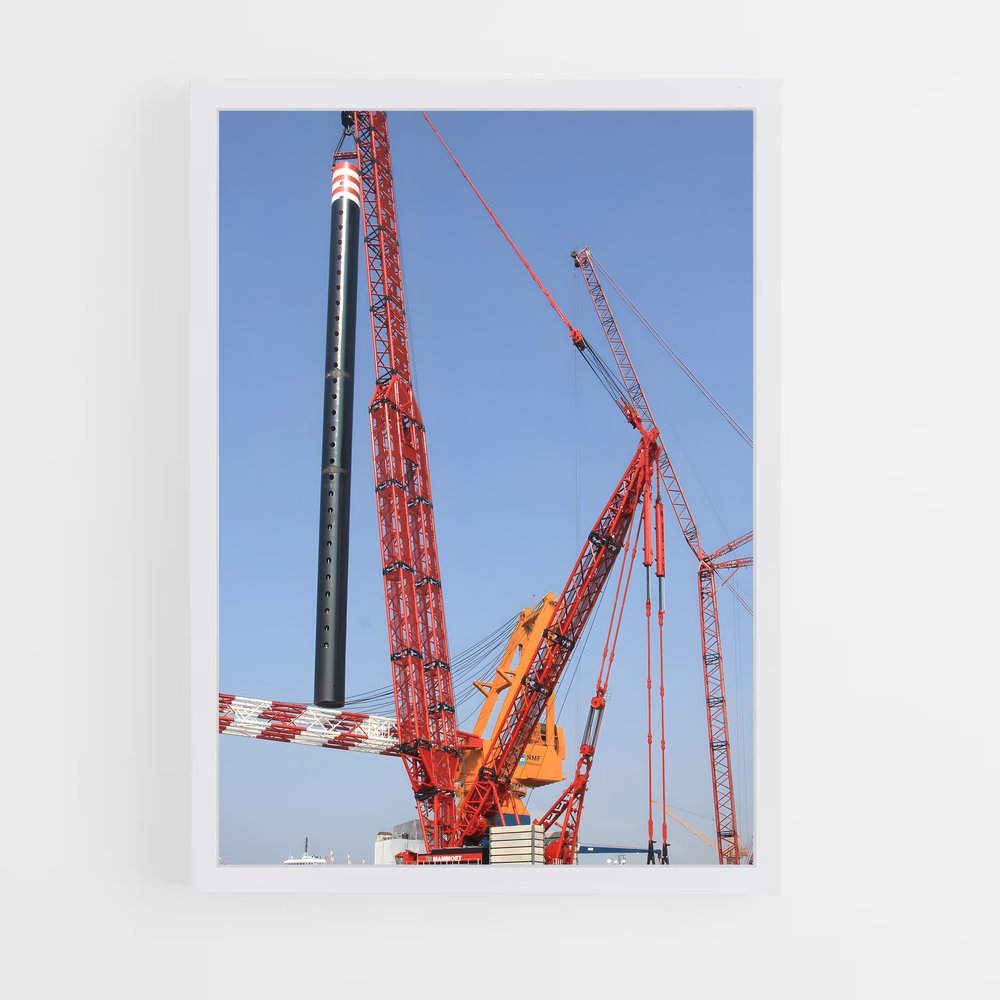 ap-liebherr lr 13000 crane-1 cadre Blanc