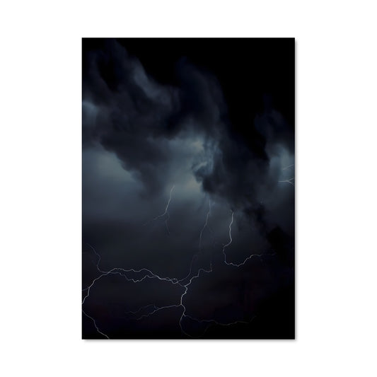 Poster Éclairs Nocturnes