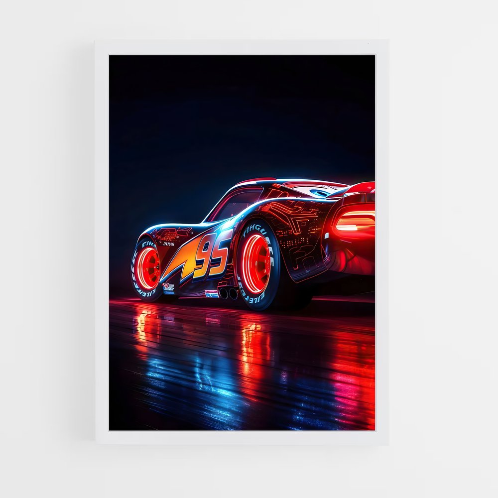 ap-lightning mcqueen-1 cadre Blanc