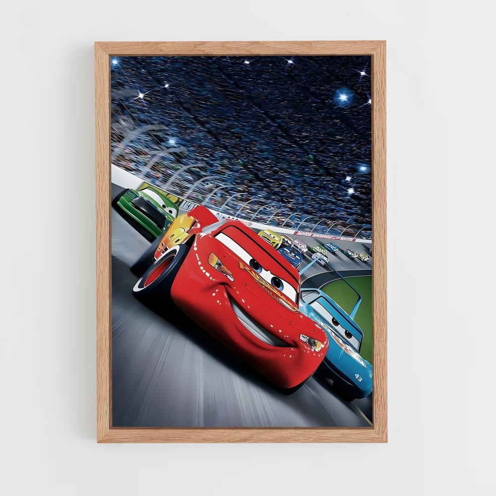 ap-lightning mcqueen-6 cadre Bois clair