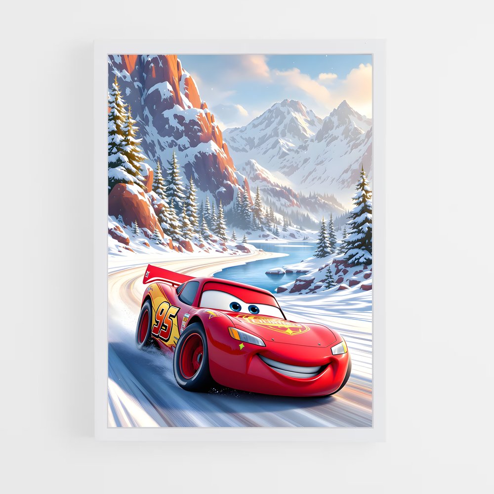ap-lightning mcqueen cars-3 cadre Blanc