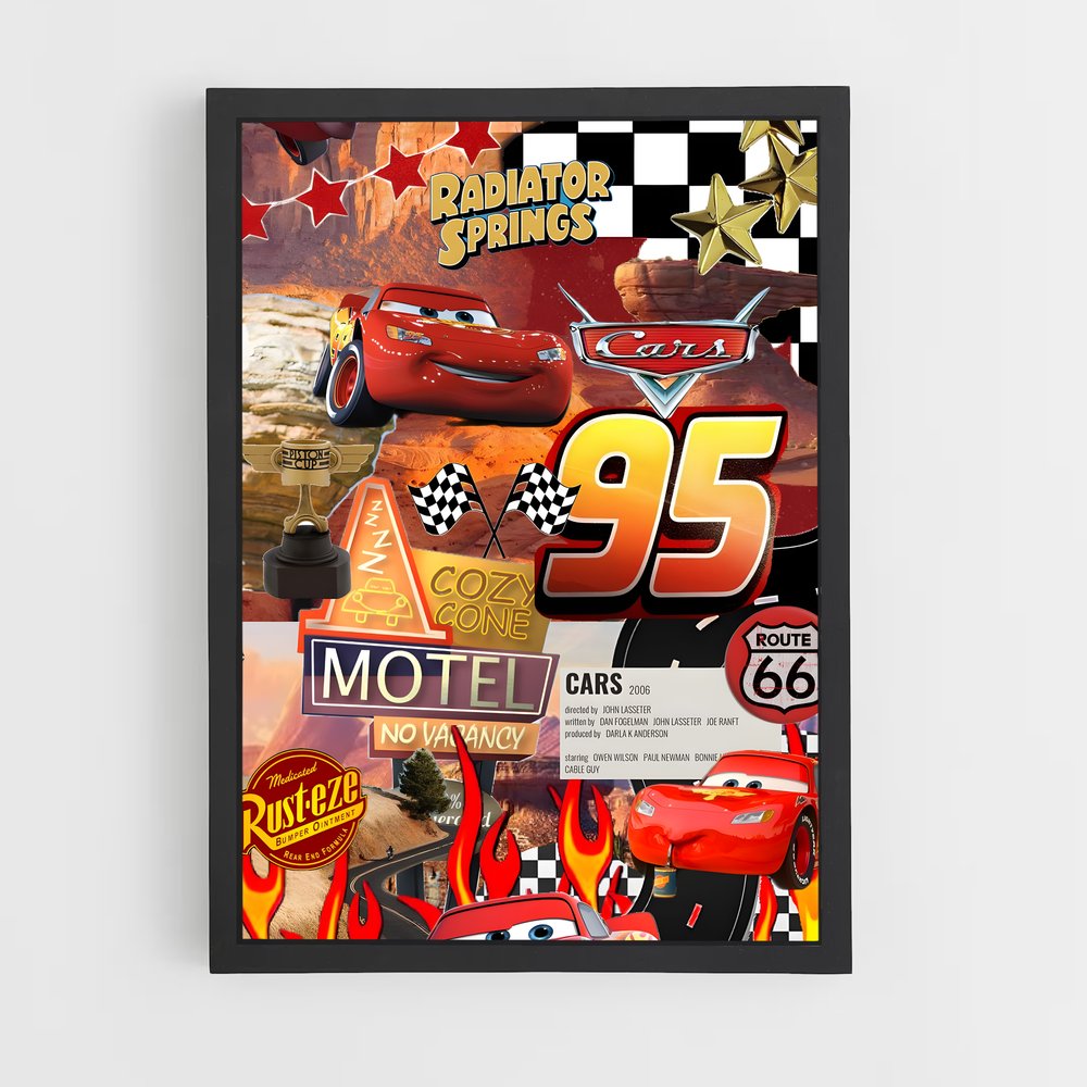 ap-lightning mcqueen cars-4 cadre Noir