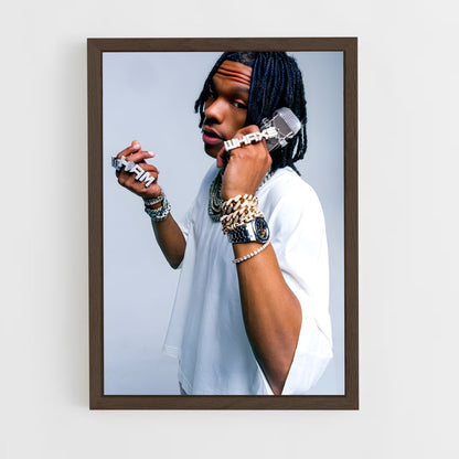 ap-lil baby-2 cadre Bois foncé