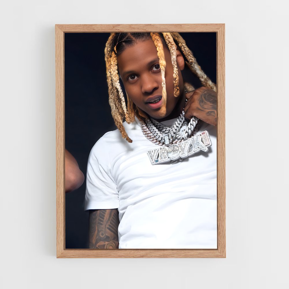 ap-lil durk-6 cadre Bois clair