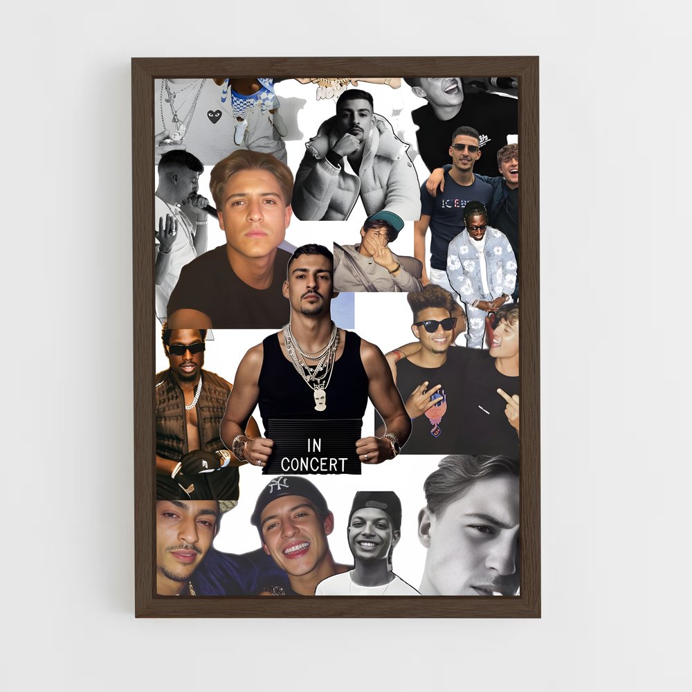 ap-lil kleine-5 cadre Bois foncé