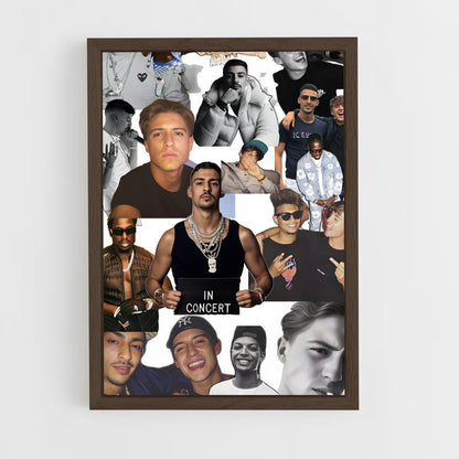 ap-lil kleine-5 cadre Bois foncé