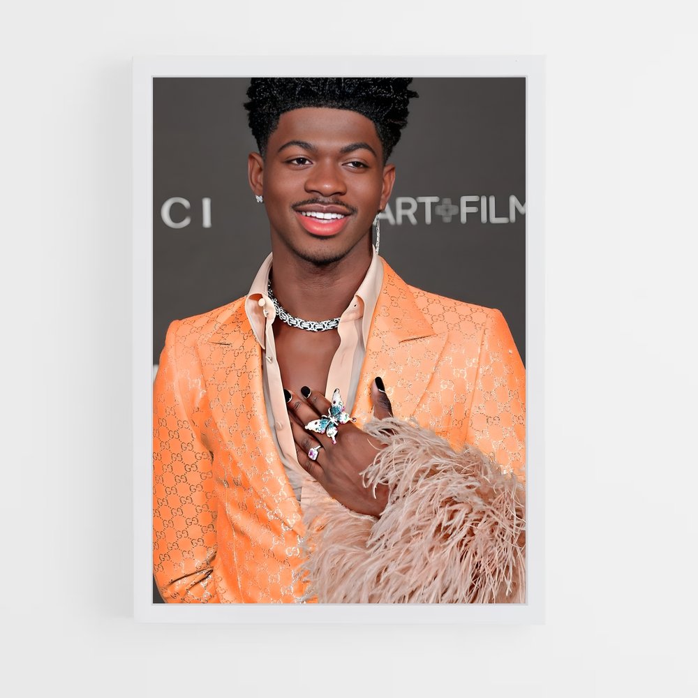 ap-lil nas x-4 cadre Blanc