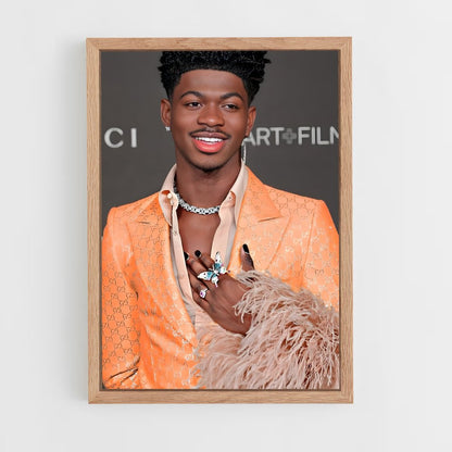 ap-lil nas x-4 cadre Bois clair