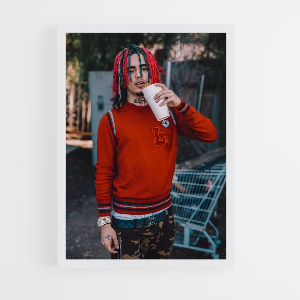 ap-lil pump-1 cadre Blanc