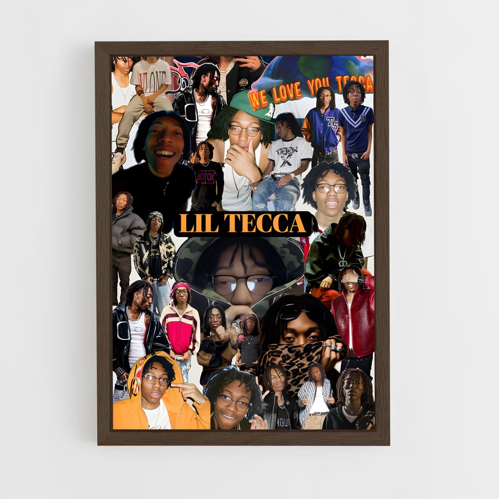 ap-lil tecca-4 cadre Bois foncé