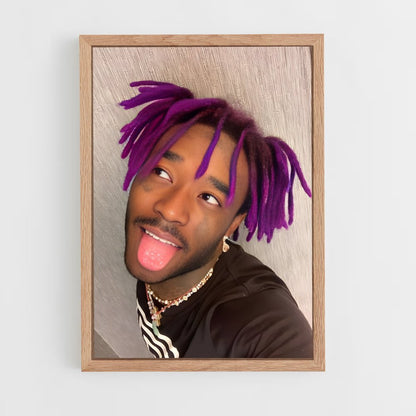 ap-lil uzi vert-3 cadre Bois clair