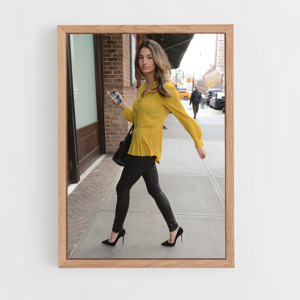 ap-lily aldridge-1 cadre Bois clair