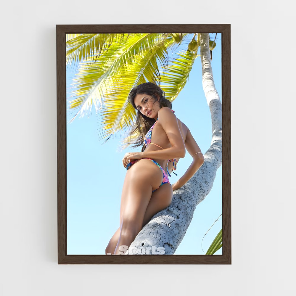 ap-lily aldridge-3 cadre Bois foncé