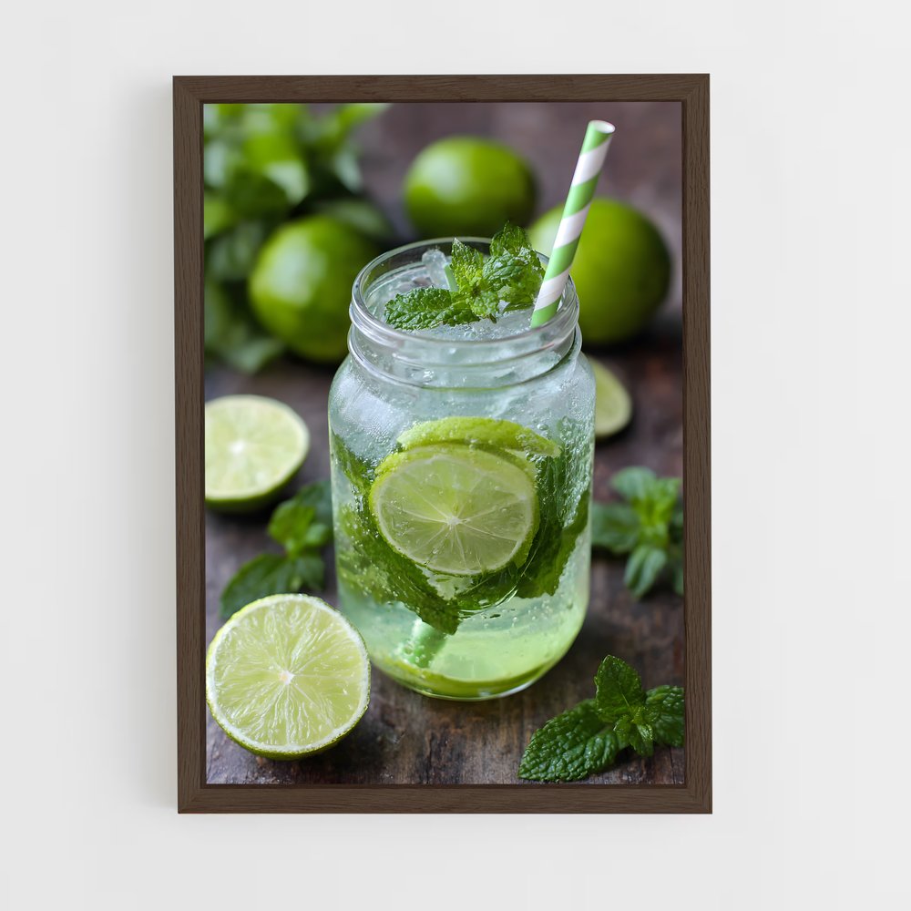 ap-lime-5 cadre Bois foncé