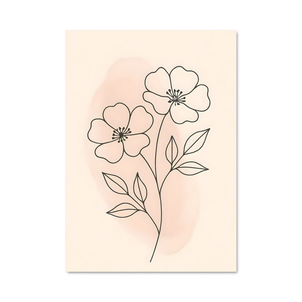 Poster Fleur Éthérée