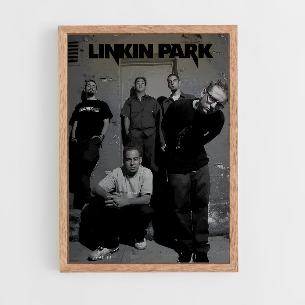 ap-linkin park-1 cadre Bois clair