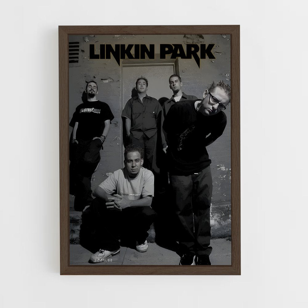 ap-linkin park-1 cadre Bois foncé