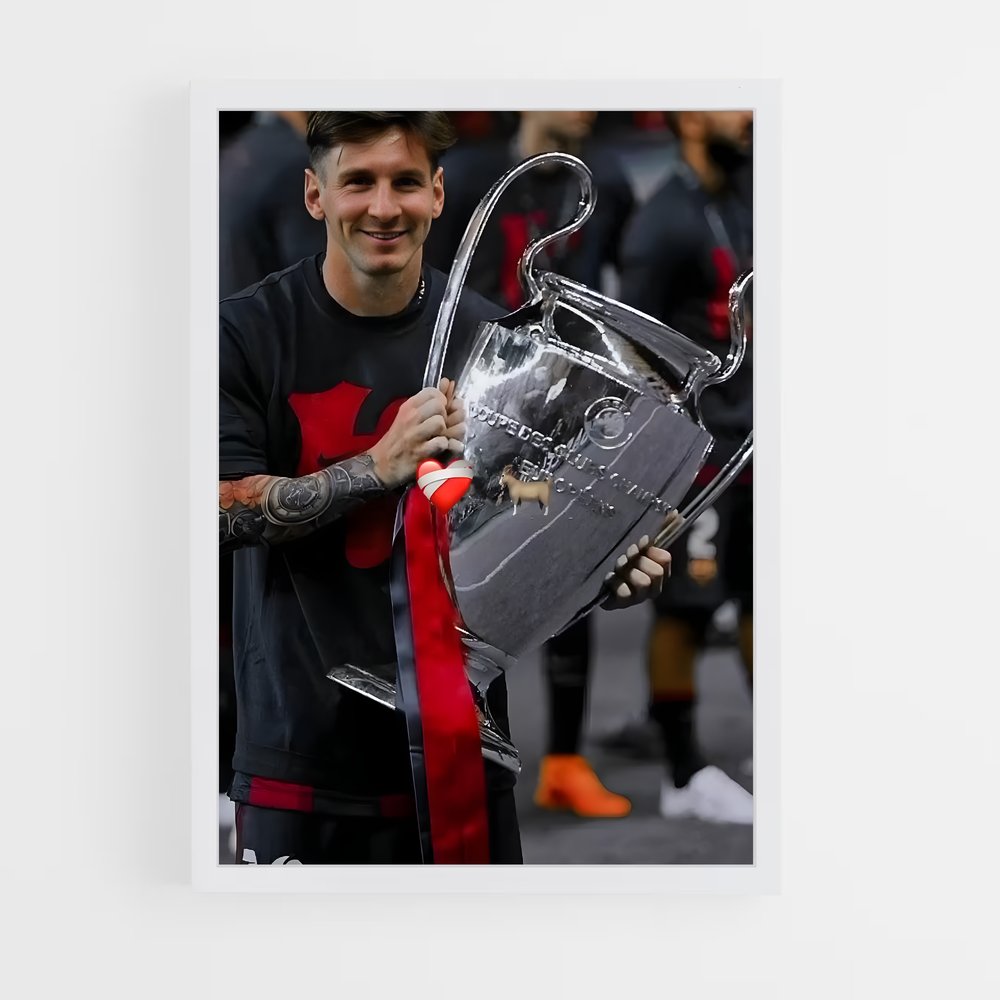 ap-lionel messi-10 cadre Blanc