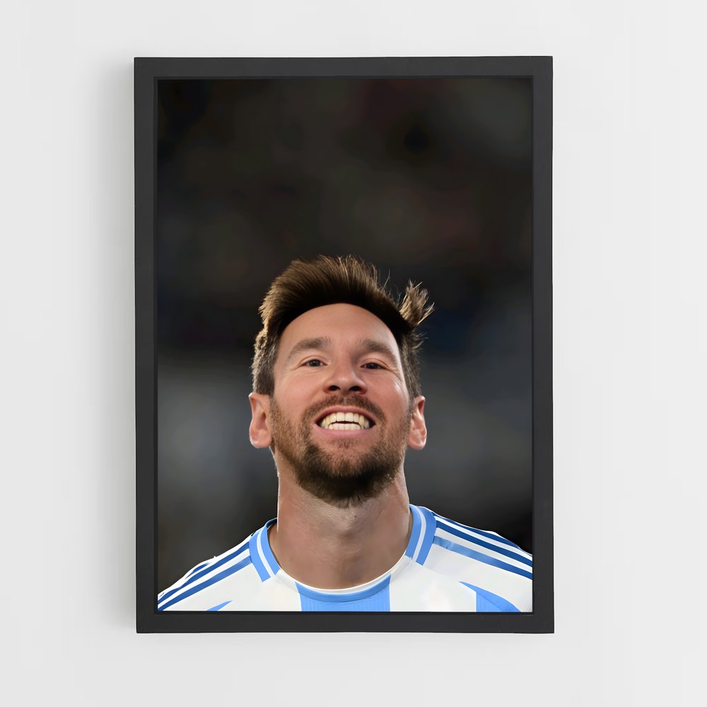 ap-lionel messi-15 cadre Noir