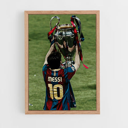 ap-lionel messi-5 cadre Bois clair