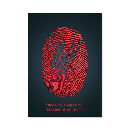 Poster The Anfield Fingerprint