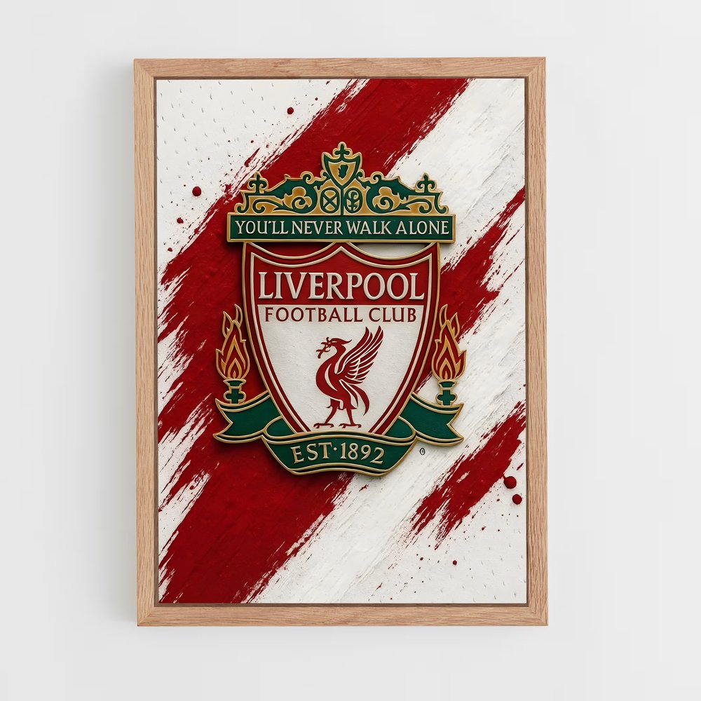 ap-liverpool fc-10 cadre Bois clair
