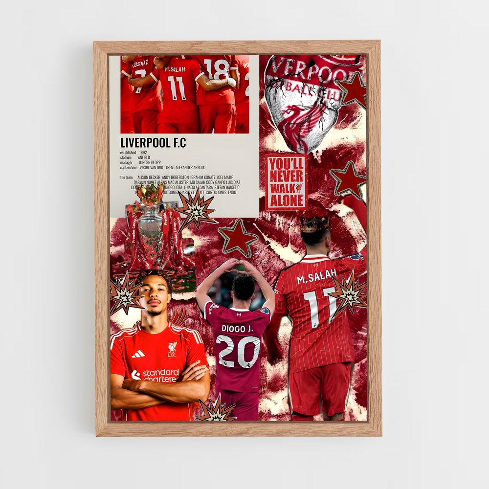 ap-liverpool fc-11 cadre Bois clair