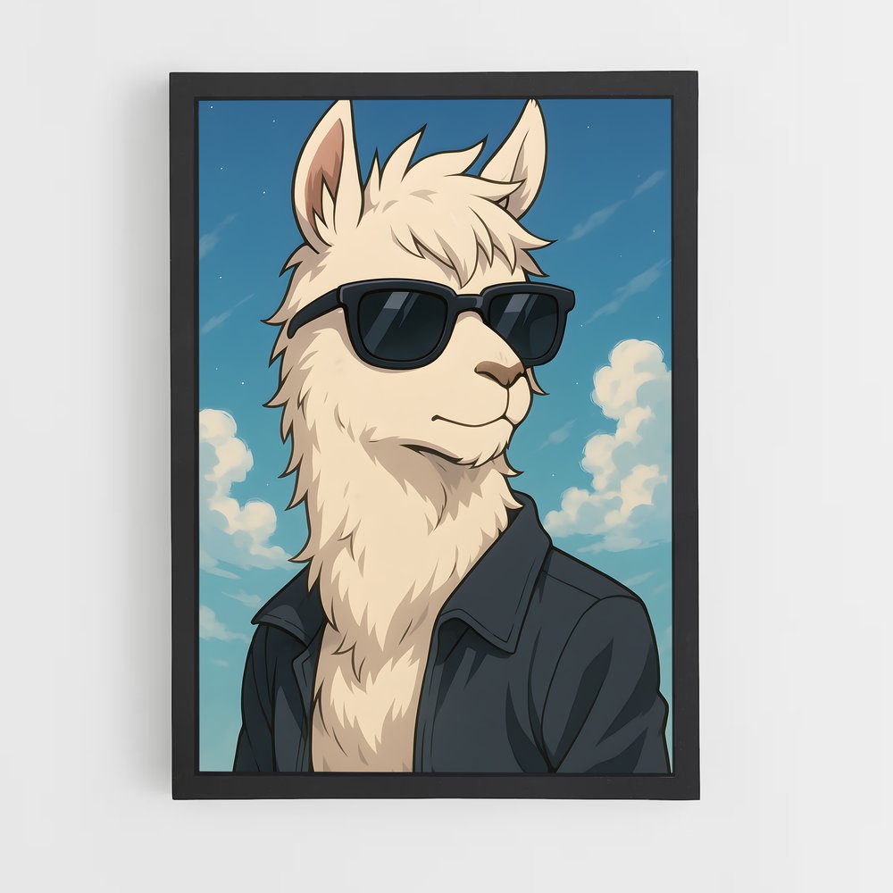 ap-llama-1 cadre Noir