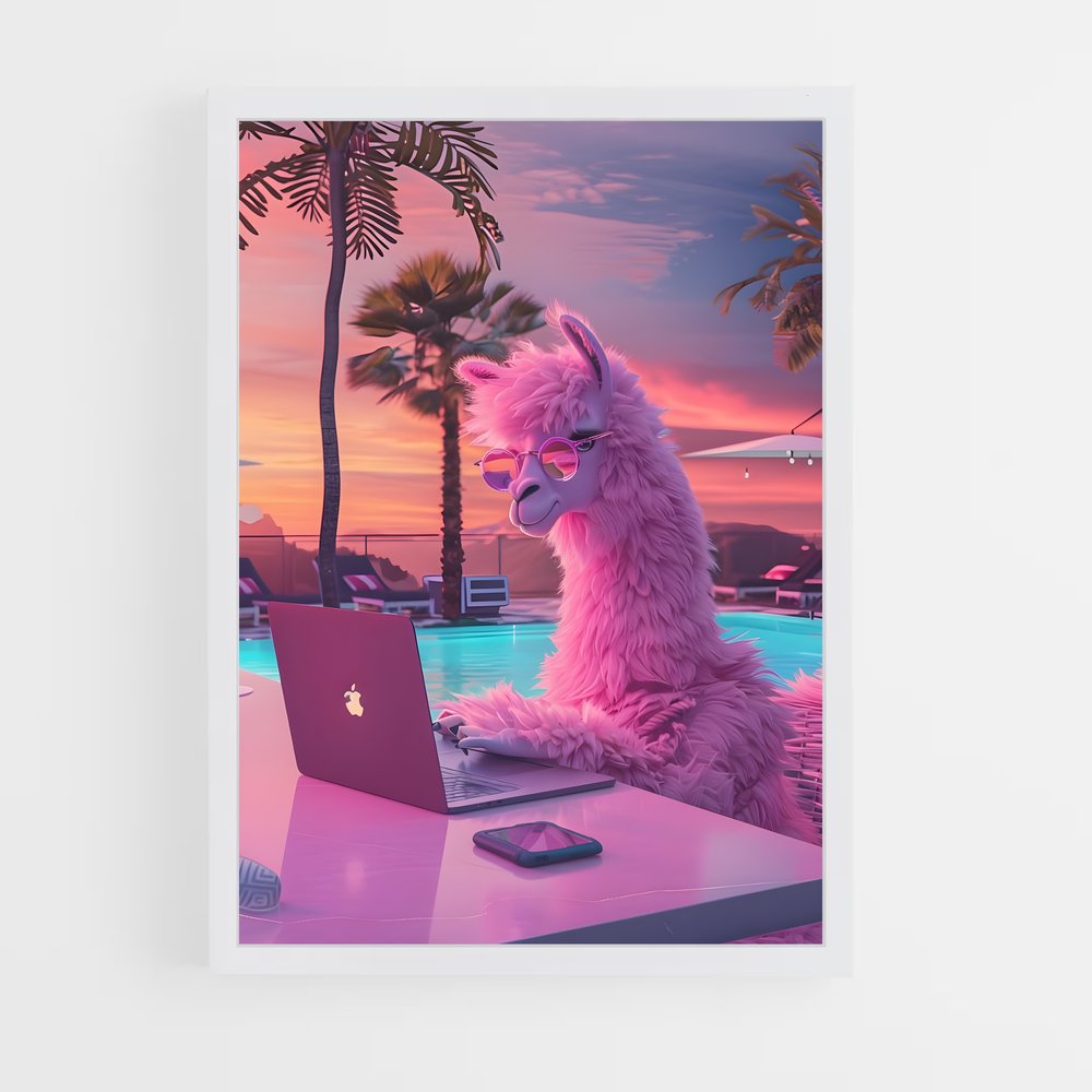 ap-llama-11 cadre Blanc