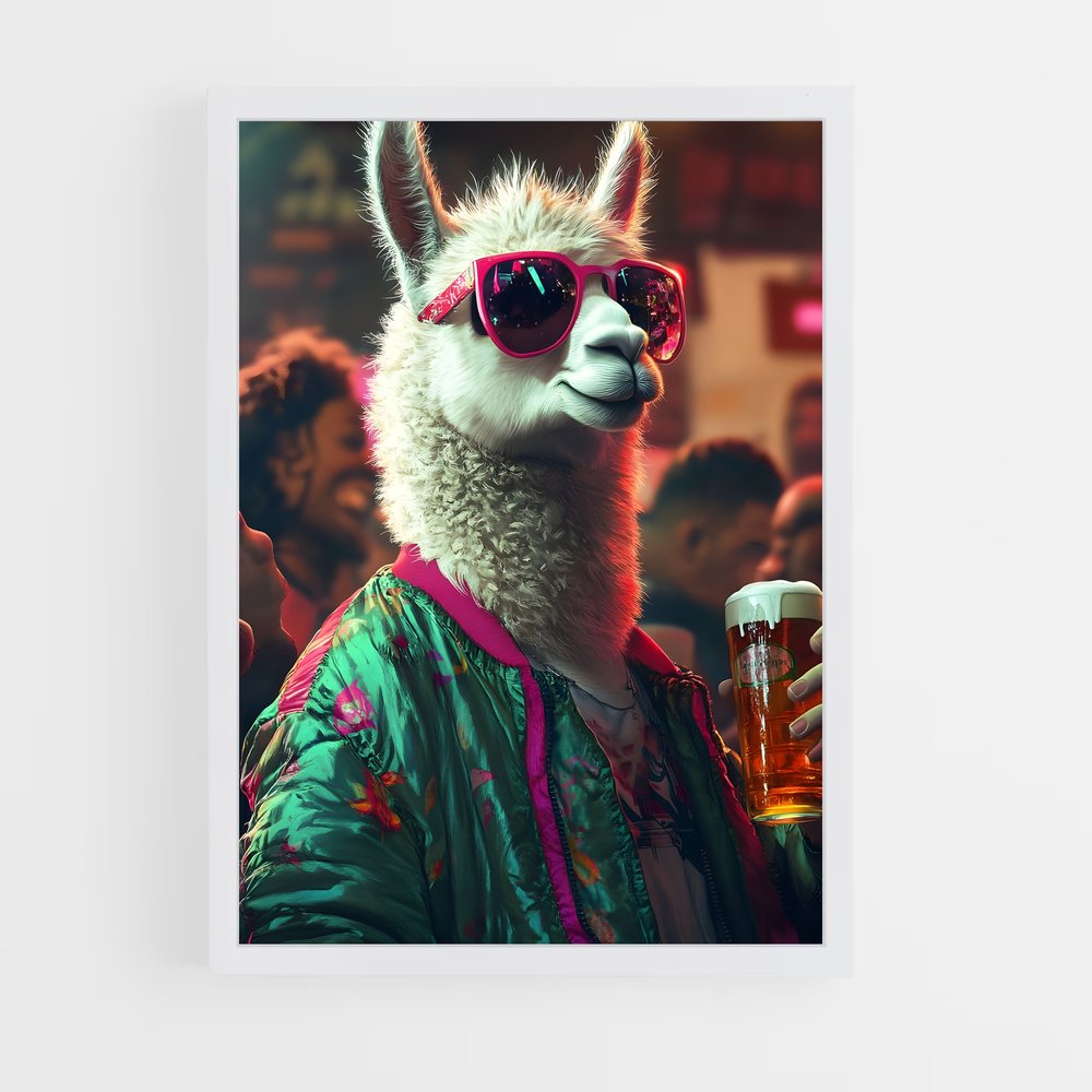ap-llama-5 cadre Blanc