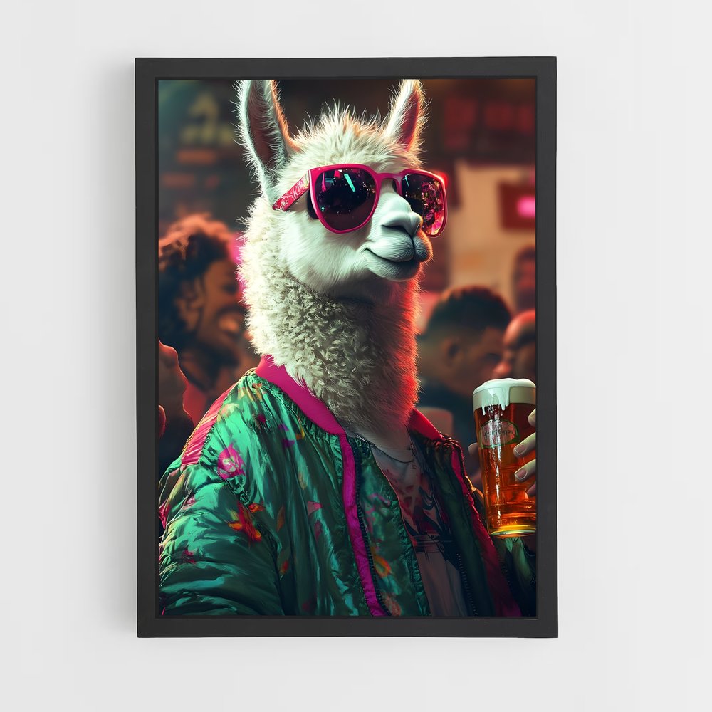 ap-llama-5 cadre Noir