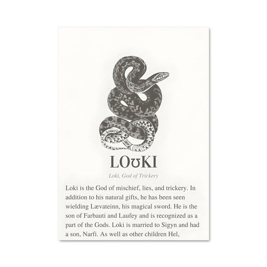 Poster Serpent de Loki