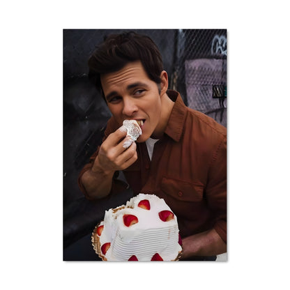 Poster Gâteau et Fraises